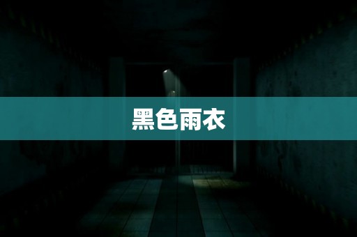 黑色雨衣