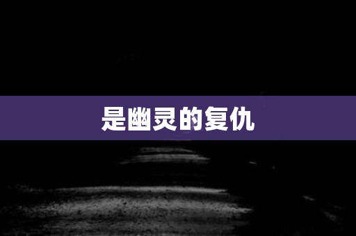 是幽灵的复仇